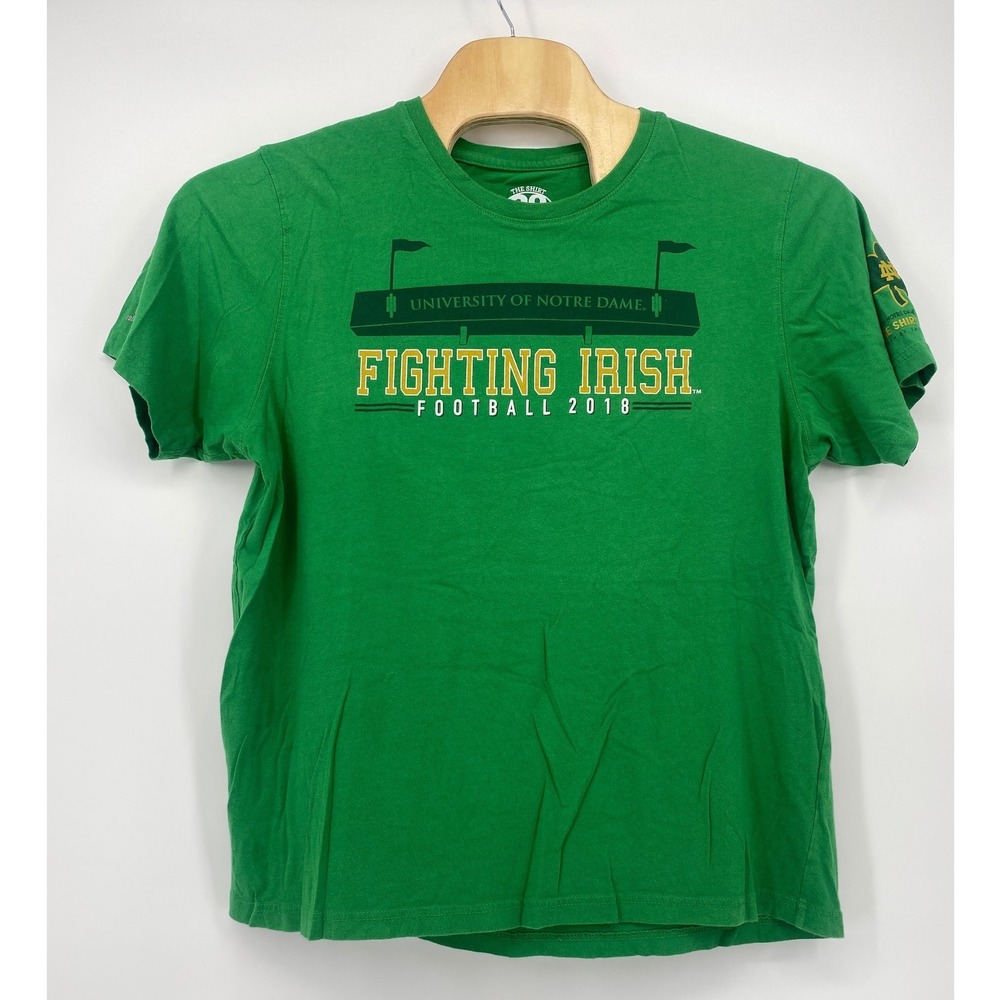 Notre Dame Fighting Irish Football 2018 The Shirt Mens XL Green T-Shirt NCAA Fan